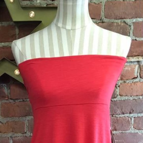 LuLaRoe LLR Maxi skirt ★ solid coral/red color ★ size small - Picture 2 of 9